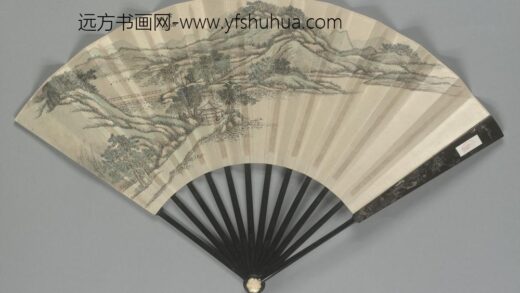 清 清人画避暑山庄三十六景图王际华书诗成扇.jpg
