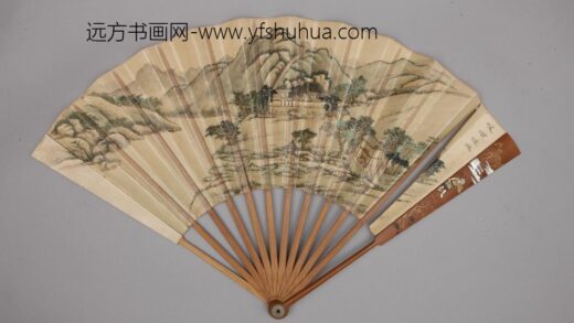 清 清人画避暑山庄三十六景图王际华书诗成扇.jpg