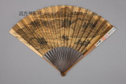 清 清人画避暑山庄图励宗万书诗成扇.jpg