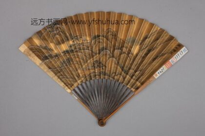 清 清人画避暑山庄图励宗万书诗成扇.jpg