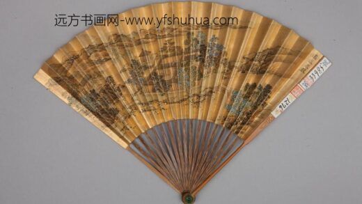 清 清人画避暑山庄图励宗万书诗成扇.jpg