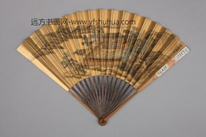 清 清人画避暑山庄图励宗万书诗成扇.jpg
