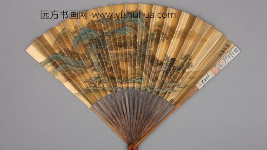 清 清人画避暑山庄图励宗万书诗成扇.jpg