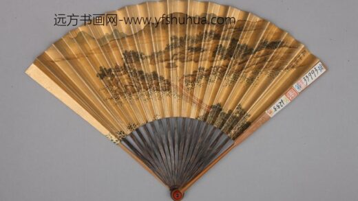 清 清人画避暑山庄图励宗万书诗成扇.jpg