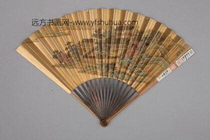 清 清人画避暑山庄图励宗万书诗成扇.jpg