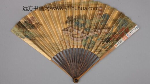 清 清人画避暑山庄图励宗万书诗成扇.jpg