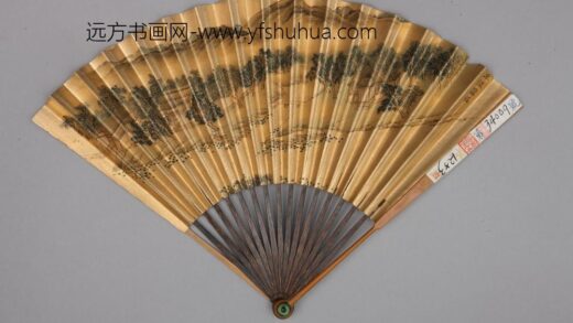 清 清人画避暑山庄图励宗万书诗成扇.jpg
