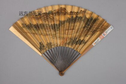 清 清人画避暑山庄图励宗万书诗成扇.jpg