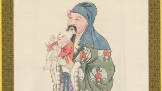 清 清人禄星轴.jpg