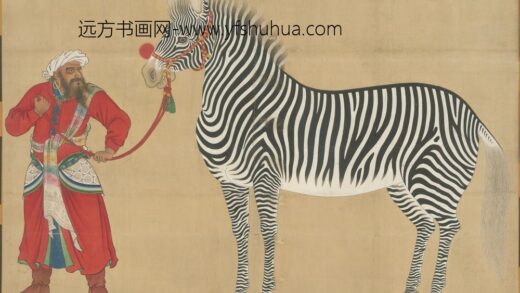 清 清人福禄图横轴.jpg