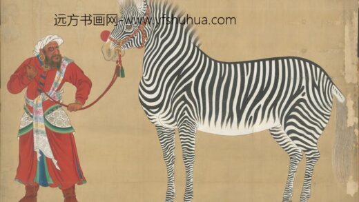 清 清人福禄图横轴.jpg