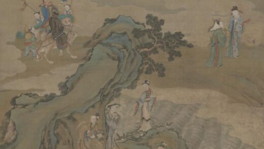 清 清人群仙祝寿贴落.jpg