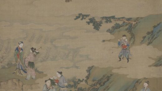 清 清人群仙祝寿贴落.jpg