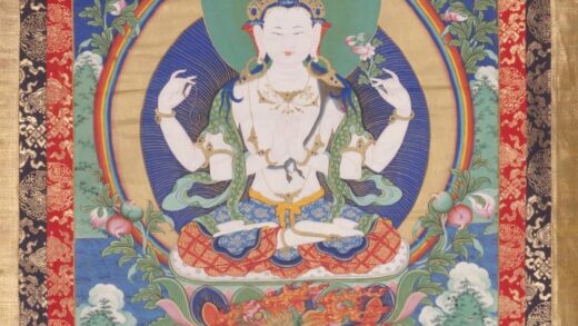 清 清人观世音菩萨像轴.jpg
