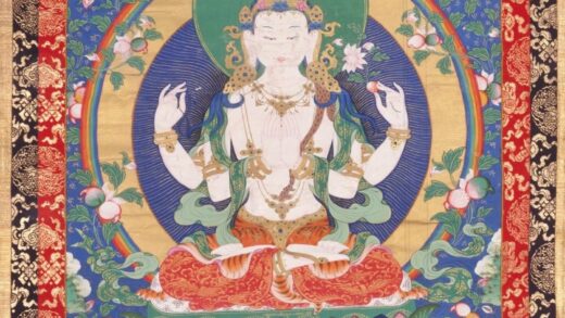 清 清人观世音菩萨像轴.jpg