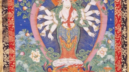 清 清人观世音菩萨像轴.jpg