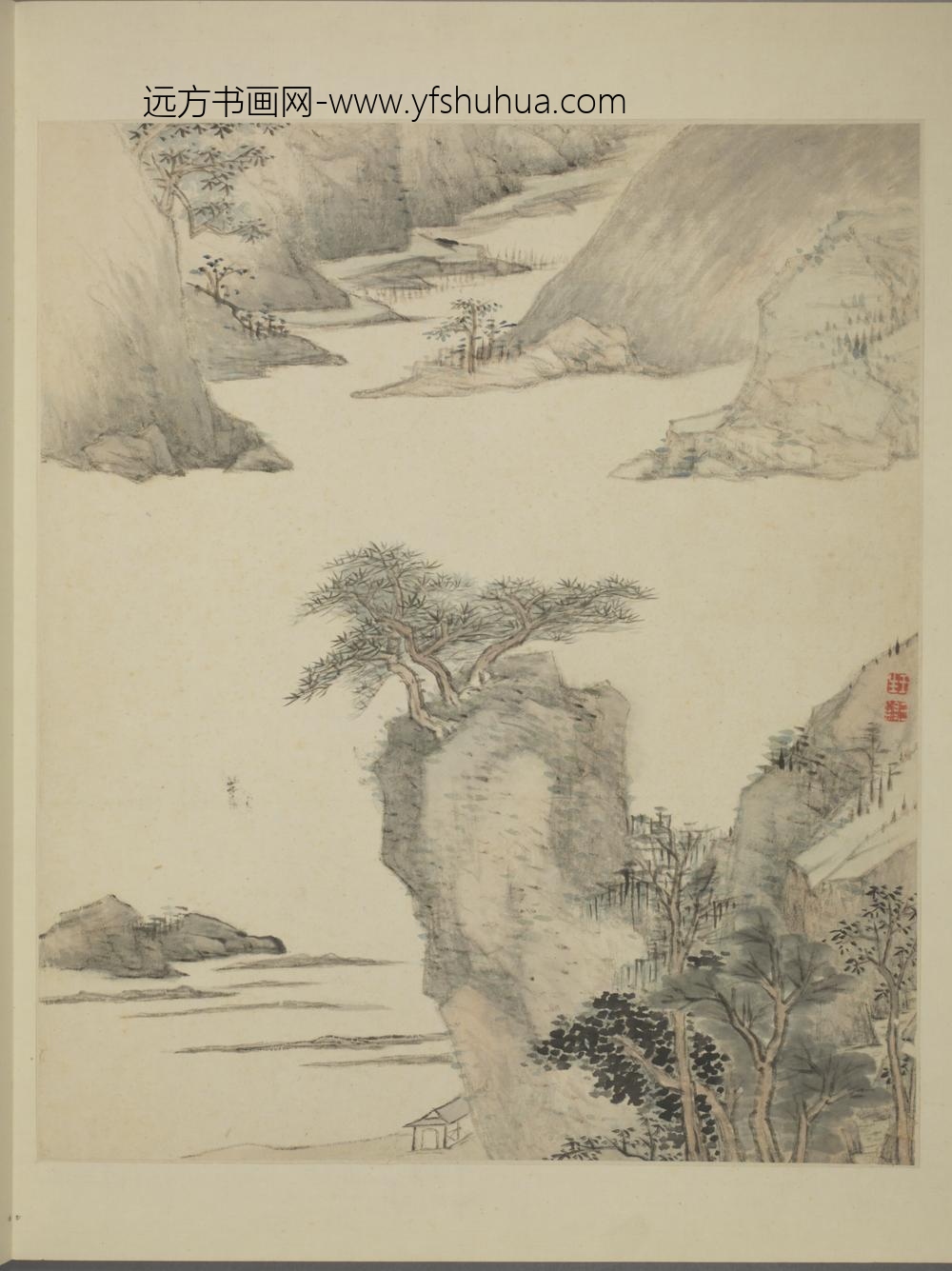 清-王三锡山水册-