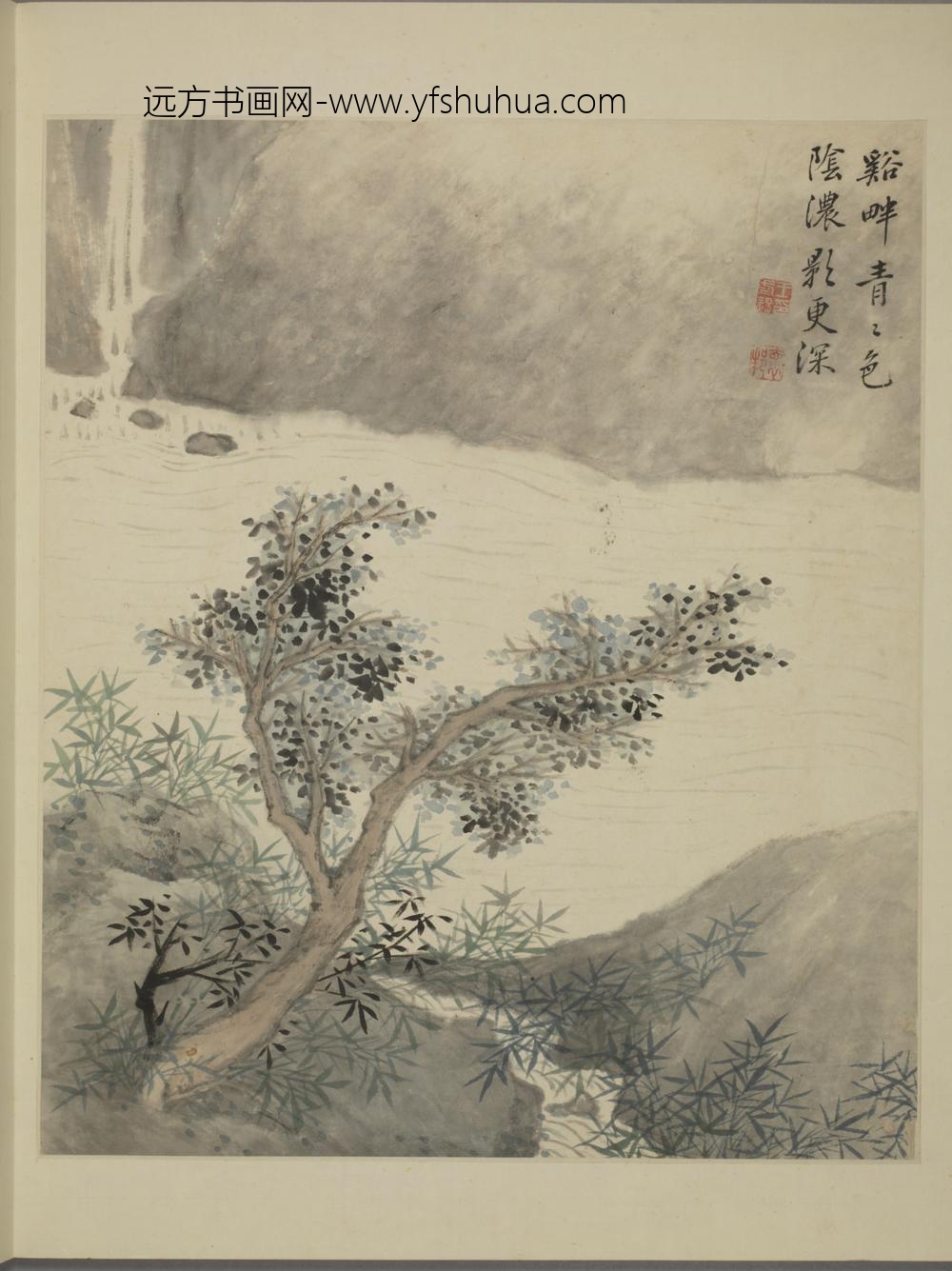清-王三锡山水册-