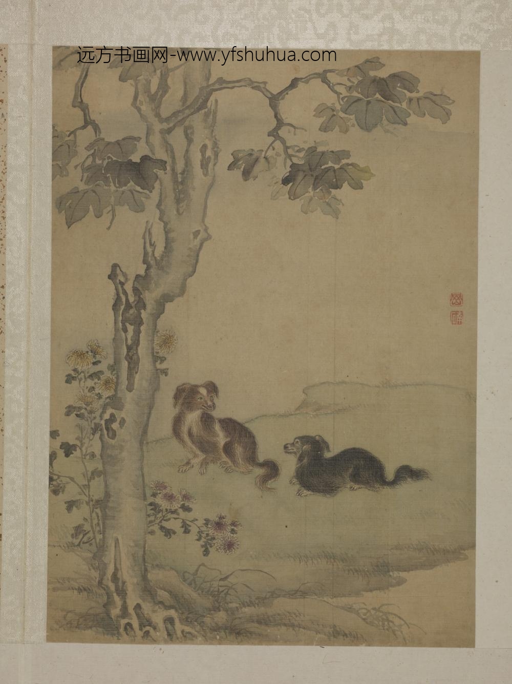 清-王冈花鸟图册-