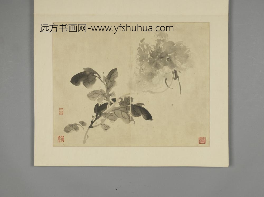 清-王文潜山水花卉册-