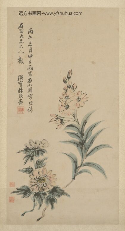 清 瑛宝指画花卉轴.jpg