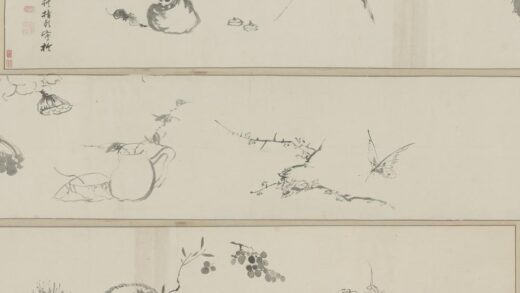 清 甘士调指画花果卷.jpg