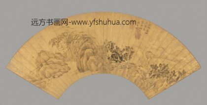 清 盛有年山水扇.jpg