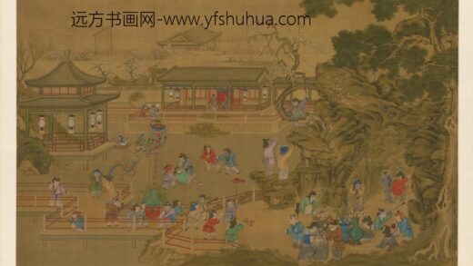 清 福贵岁朝图轴.jpg