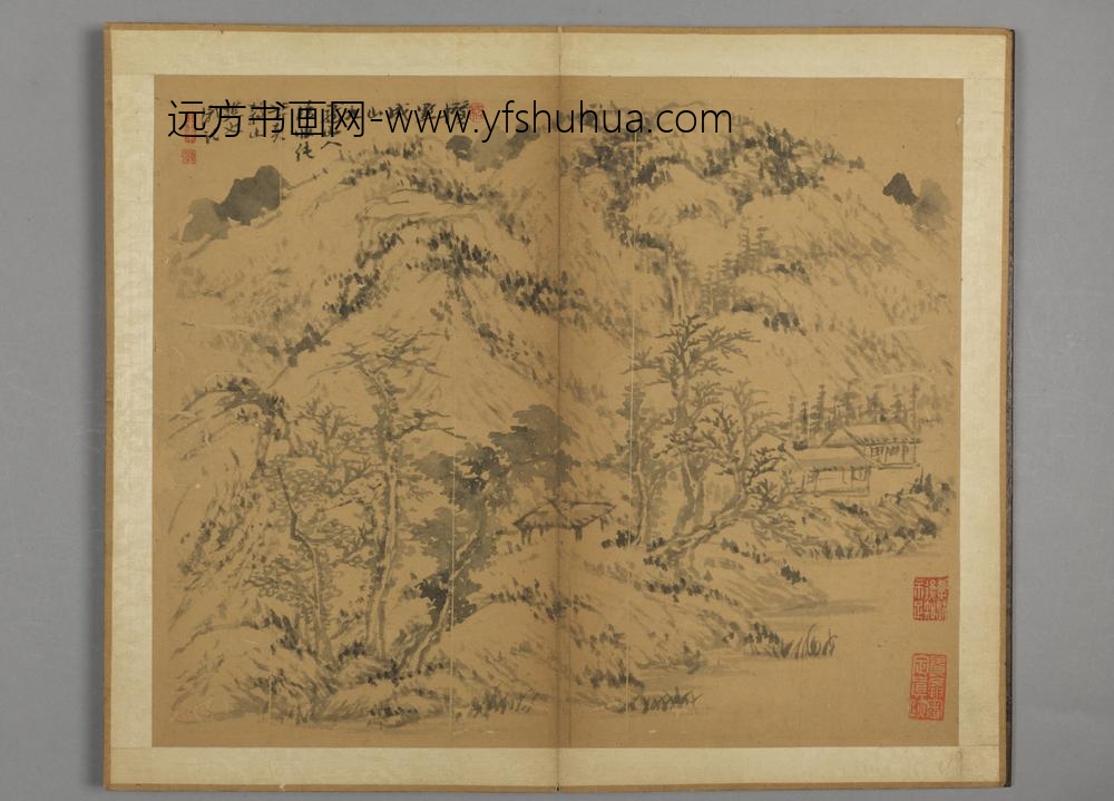 清-程徽灏山水册-