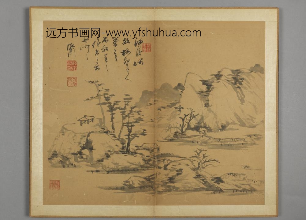 清-程徽灏山水册-