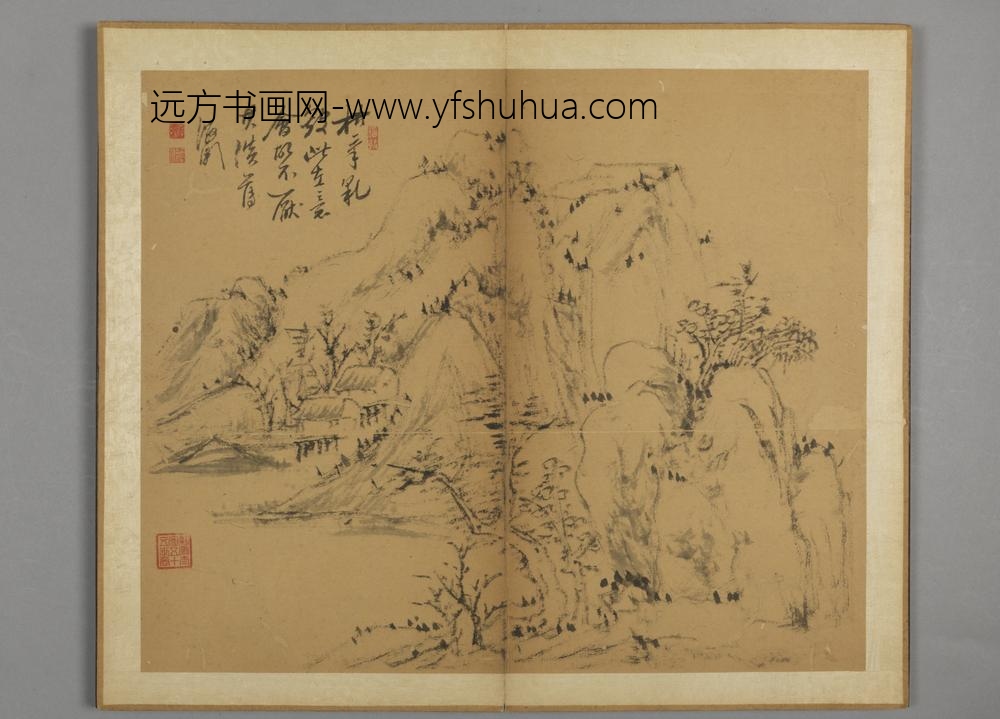 清-程徽灏山水册-