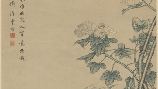 清 童增芙蓉柳鹭轴.jpg
