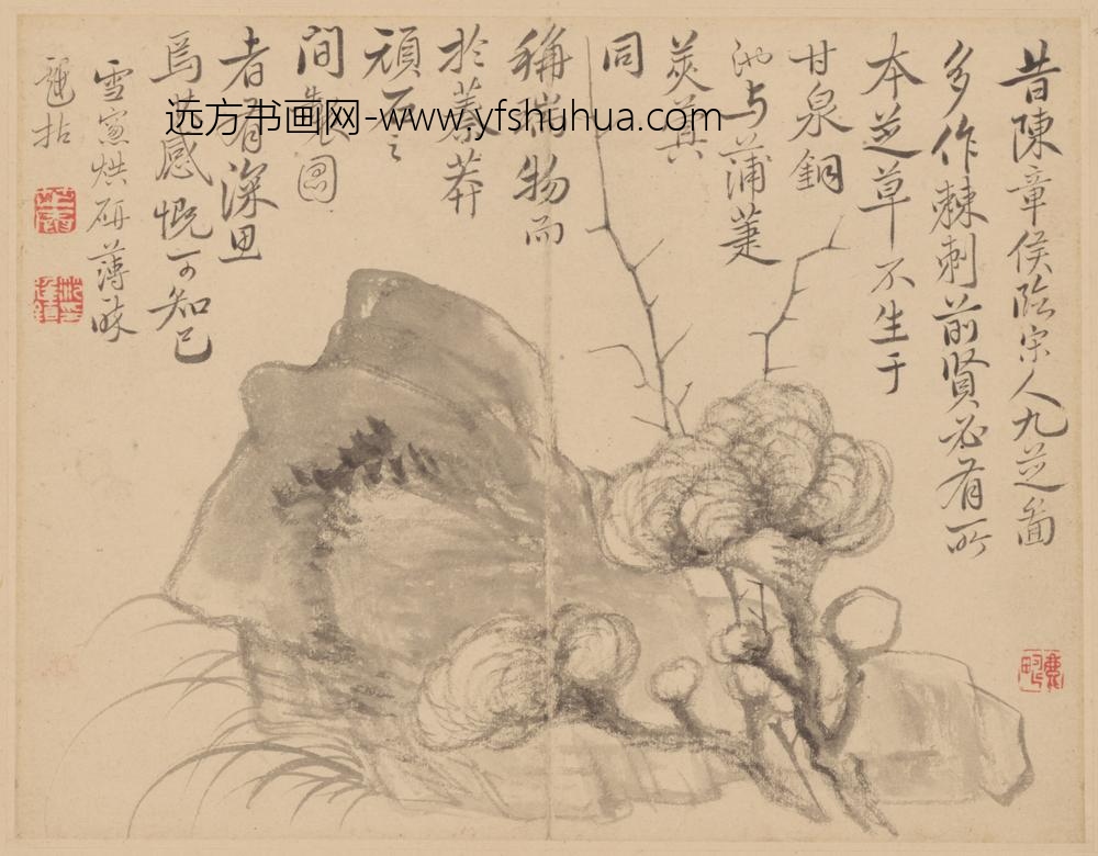 清-范廷镇花卉册-