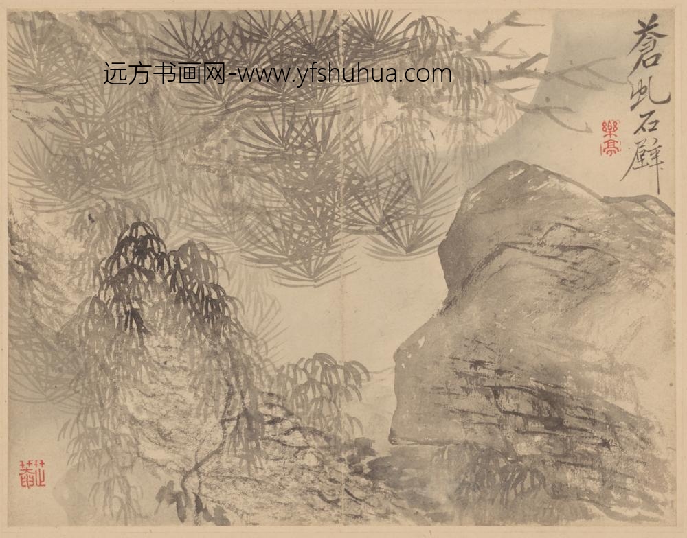 清-范廷镇花卉册-