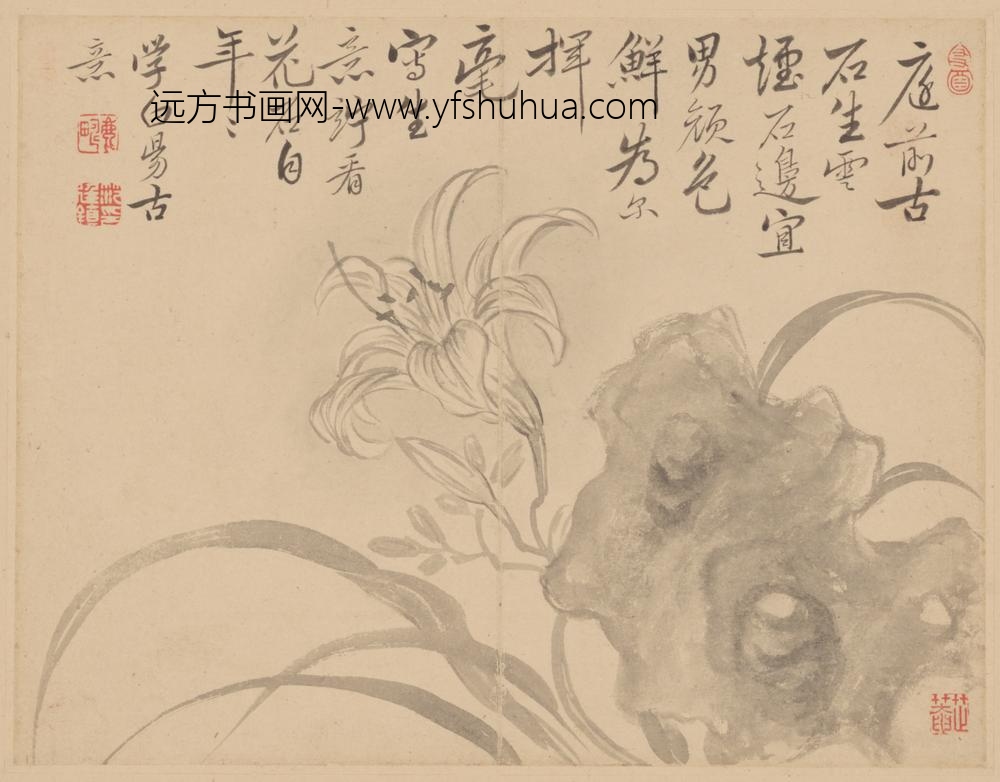清-范廷镇花卉册-