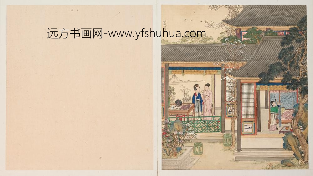 清-范雪仪人物故事册-
