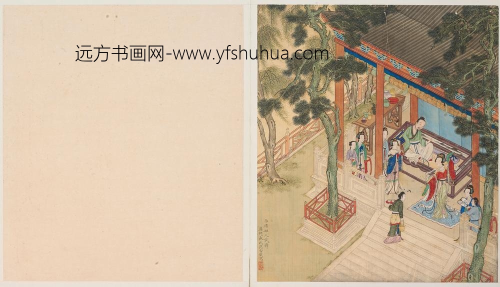 清-范雪仪人物故事册-