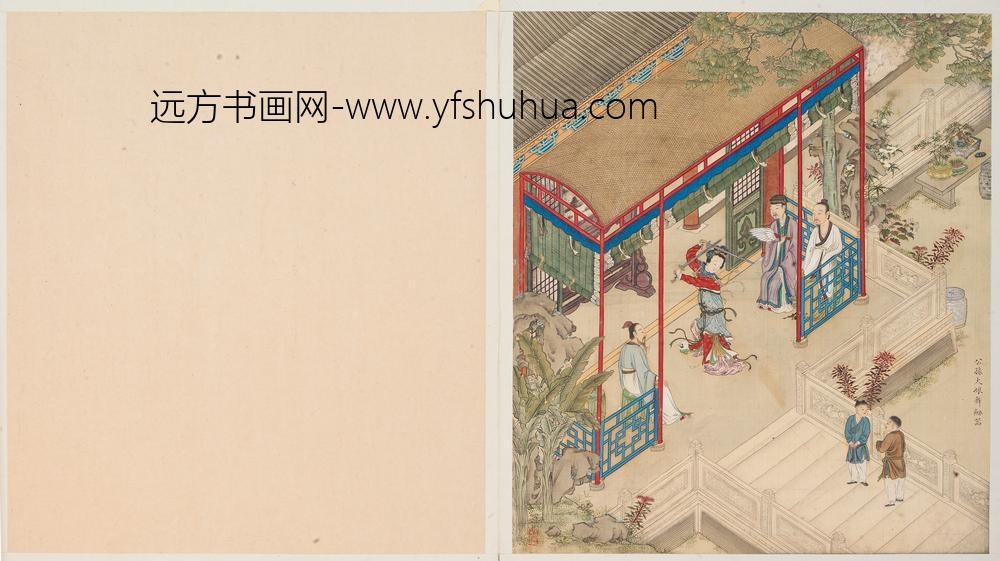清-范雪仪人物故事册-