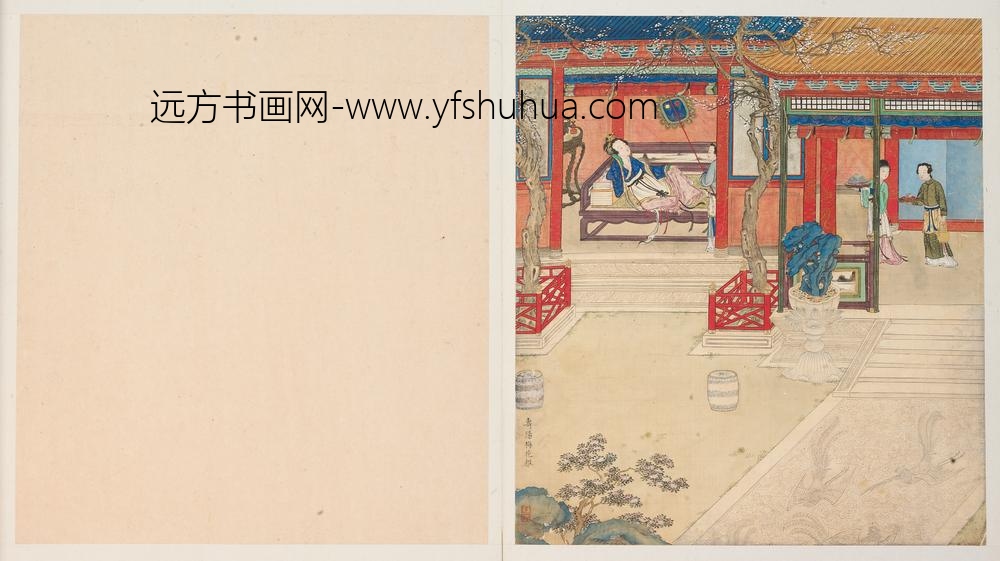 清-范雪仪人物故事册-