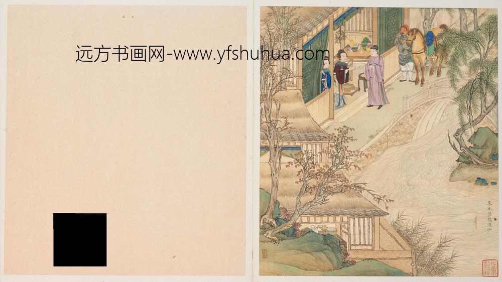 清-范雪仪人物故事册-