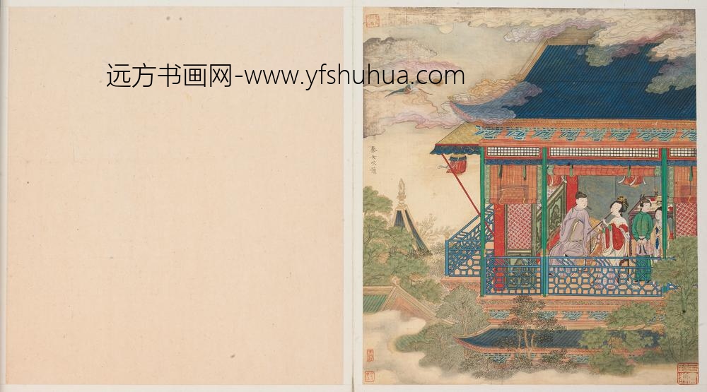 清-范雪仪人物故事册-
