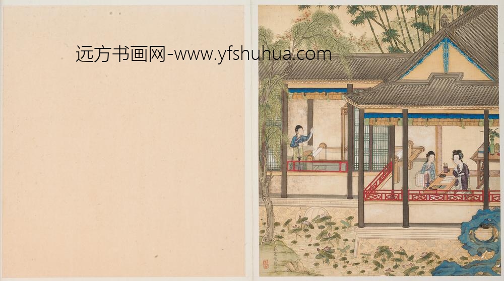 清-范雪仪人物故事册-