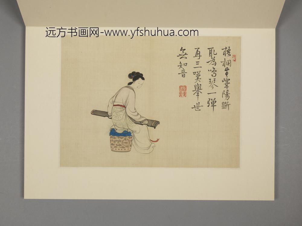 清-蒋峰仕女册-