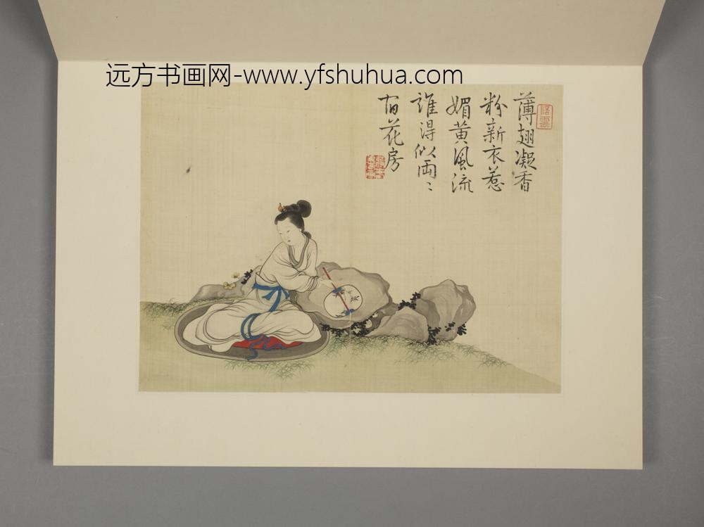 清-蒋峰仕女册-