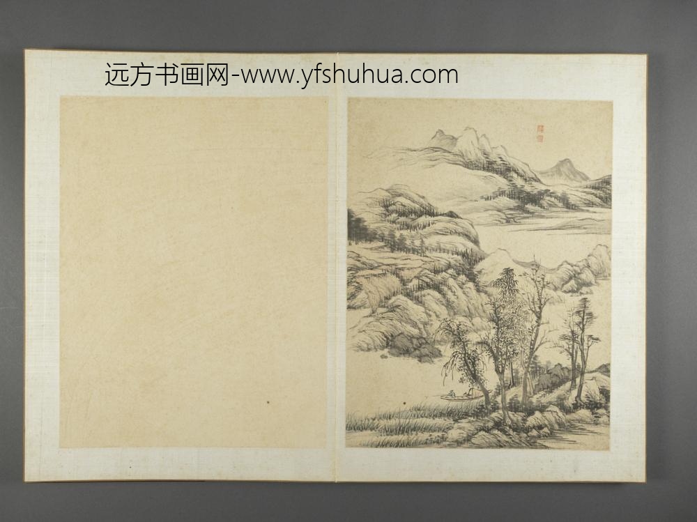 清-薛宣山水图册-