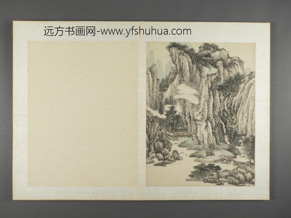 清-薛宣山水图册-