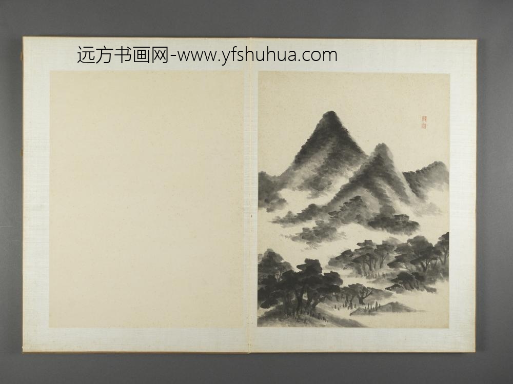 清-薛宣山水图册-