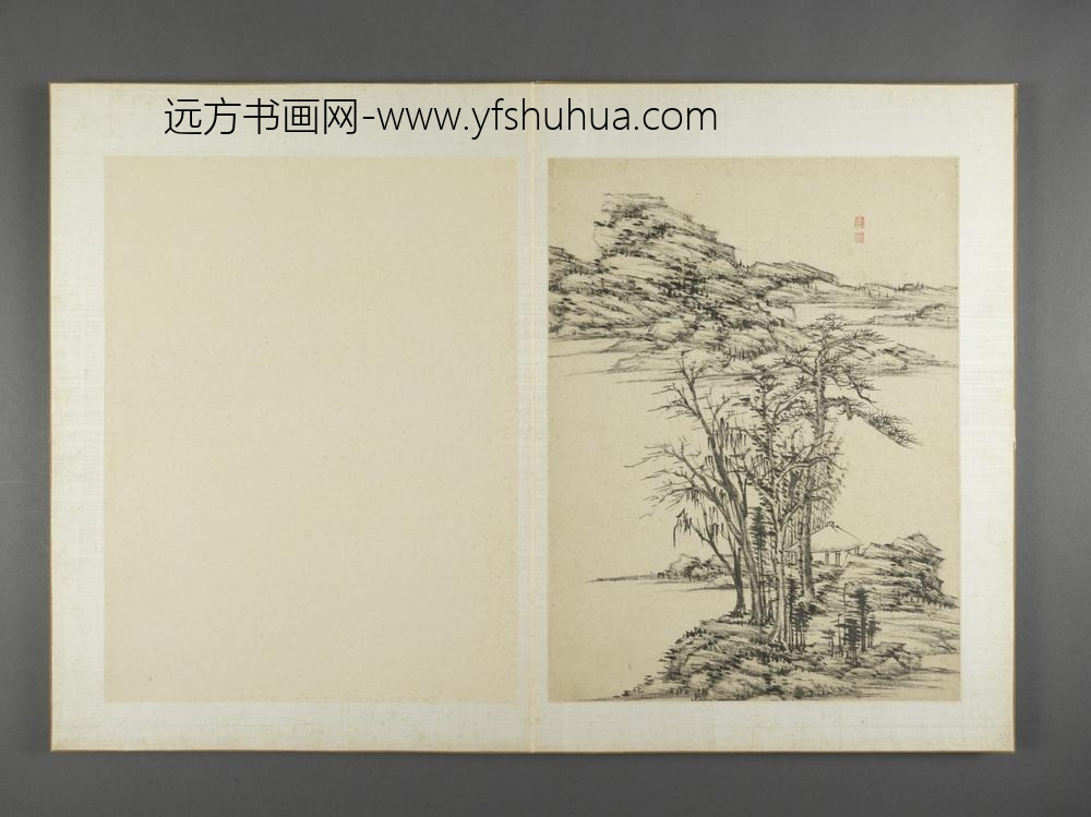清-薛宣山水图册-
