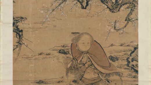 清 许从龙三羊婴戏图轴.jpg