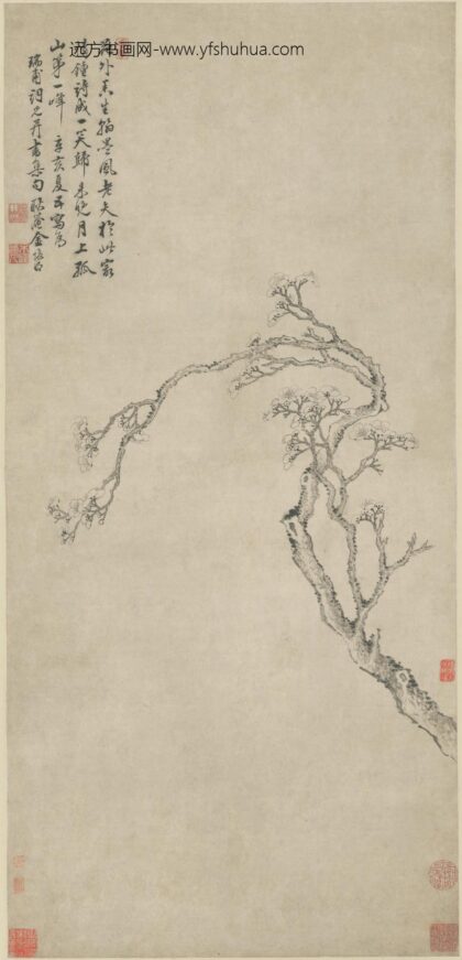 清 金俊明梅花图轴.jpg